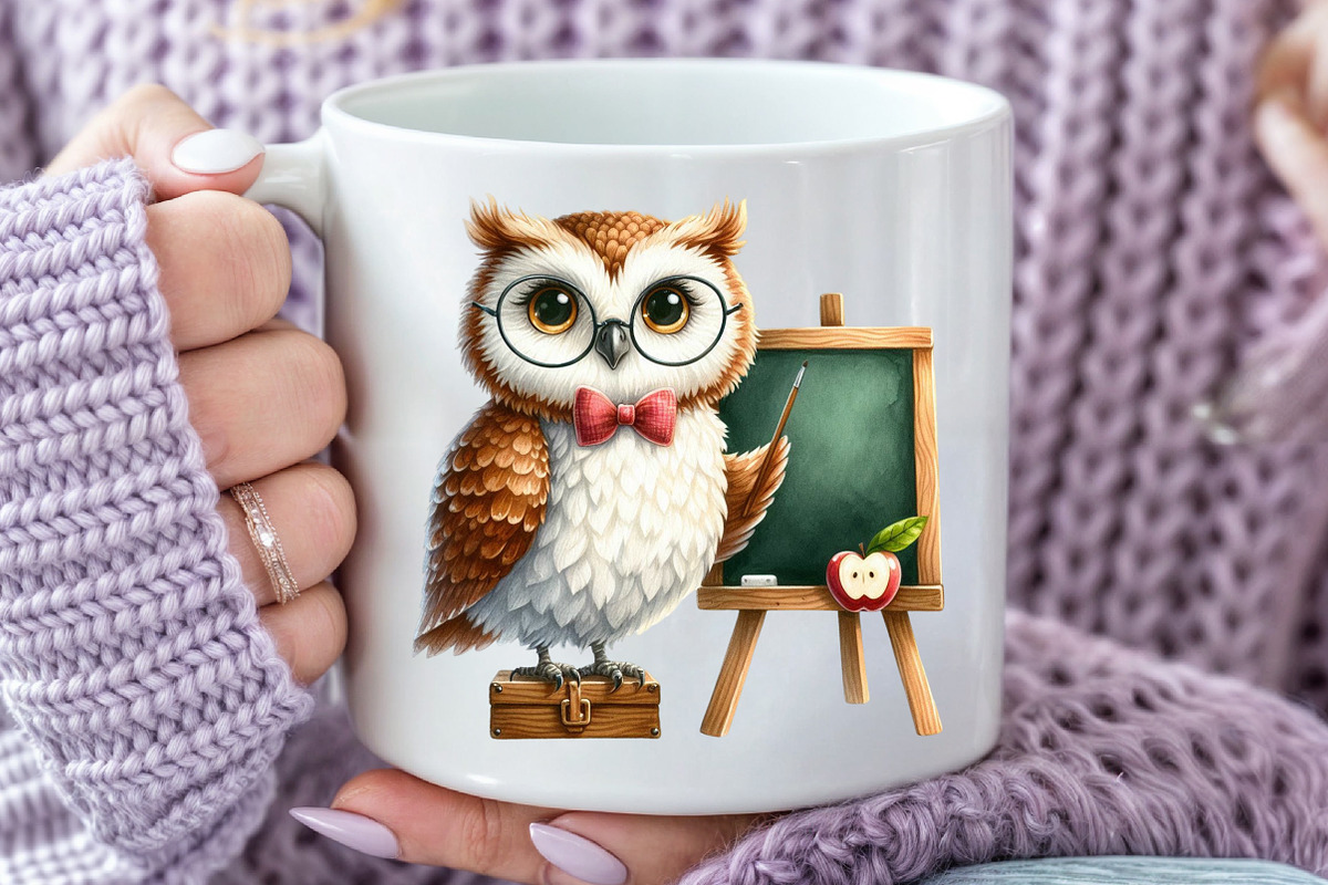 Back to School Animals Teacher Clipa, an Illustration by Rose Art (Photo 5 of 7)