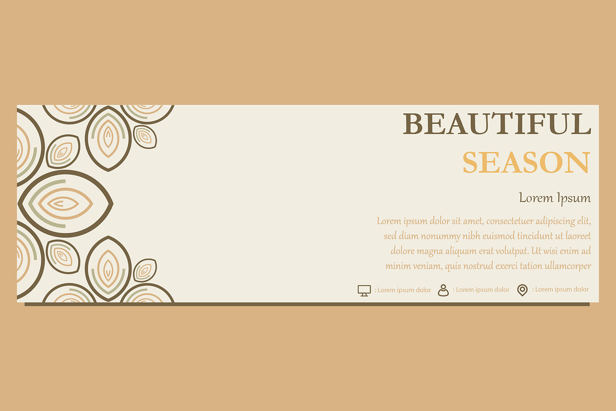 Abstract Floral Banner Template, a Marketing Template by sekitarief (Photo 1 of 3)