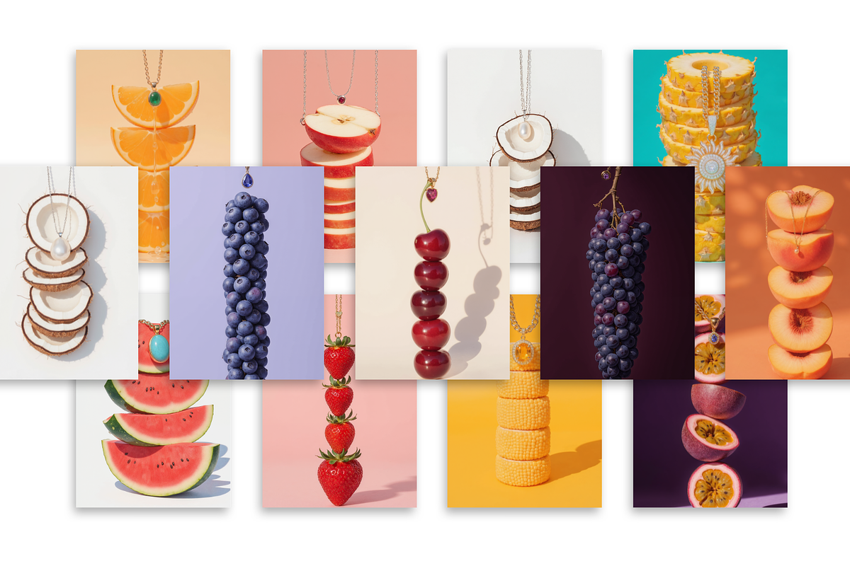 Fruit Jewelry Editorial Art, an Object Graphic by Jakayla Digital Co (Photo 4 of 10)