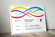 Certificate Word | PSD | AI, a Stationery Template by Curve Design (Thumbnail 1 of 2)
