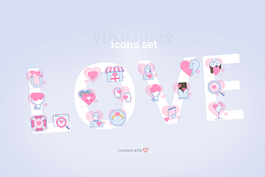 Valentine's Day Icons 2018