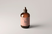 Amber Glass Bottle Mockups, a Cups & Container Mockup by pmvch (Thumbnail 8 of 20)