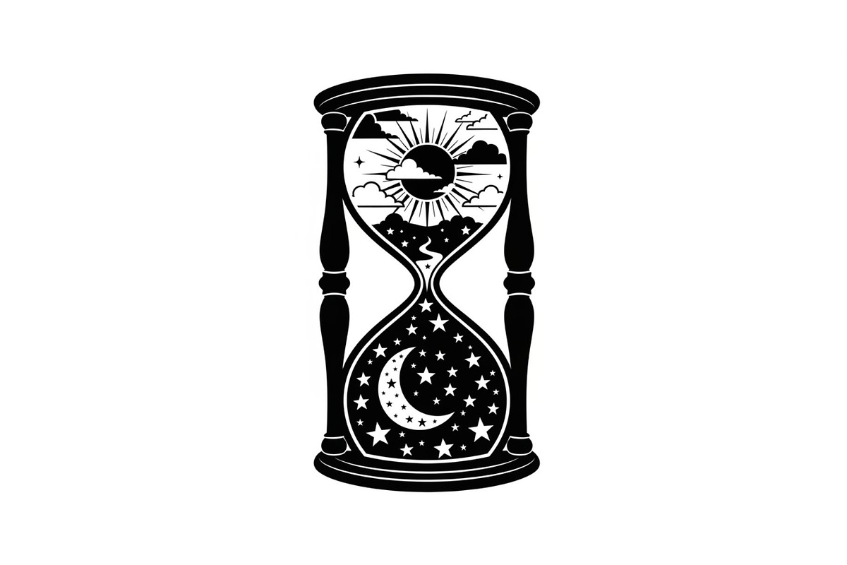 Celestial Sun Moon Hourglass Bundle, an Illustration by Gaye Art (Photo 9 of 31)