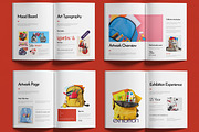 Art Exhibition Portfolio Layout, a Brochure Template by MightyDesign (Thumbnail 3 of 6)