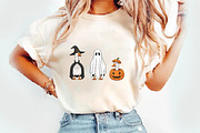 Halloween Goose Trio PNG, an Illustration by Watercolor design (Thumbnail 2 of 3)