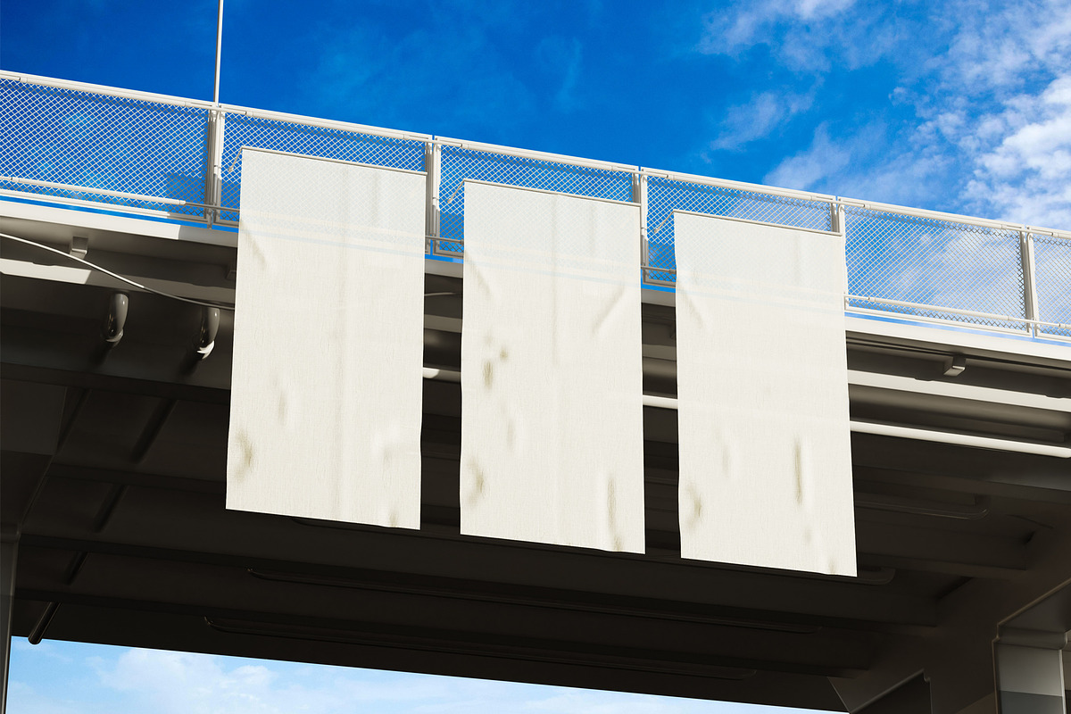 Flag Mockup, an Advertising Mockup by Custom.scene (Photo 3 of 6)