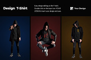 11 Mockup T-Shirts in a Black Mantle, a Shirt Mockup by Grow Design Craft Studio (Thumbnail 6 of 6)