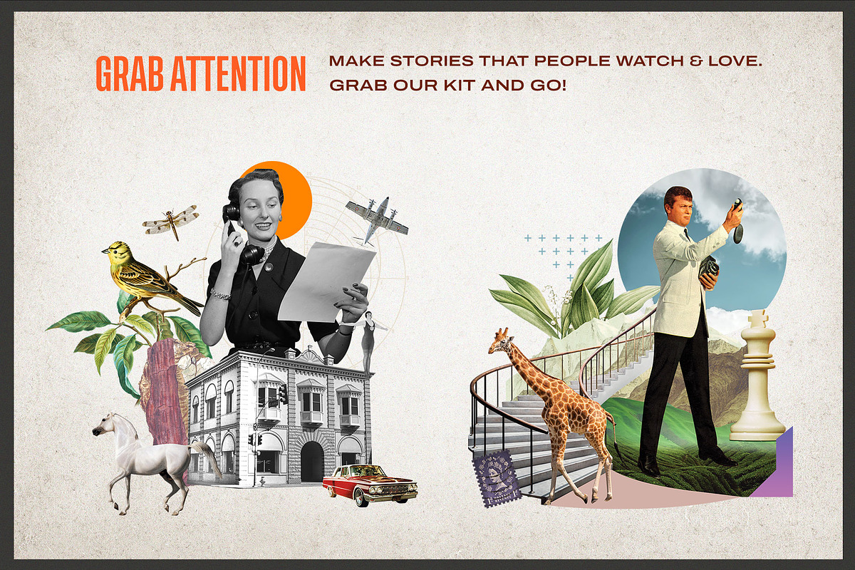 Storytelling and Collage Kit, an Object Illustration by SNIPESCIENTIST (Photo 30 of 44)