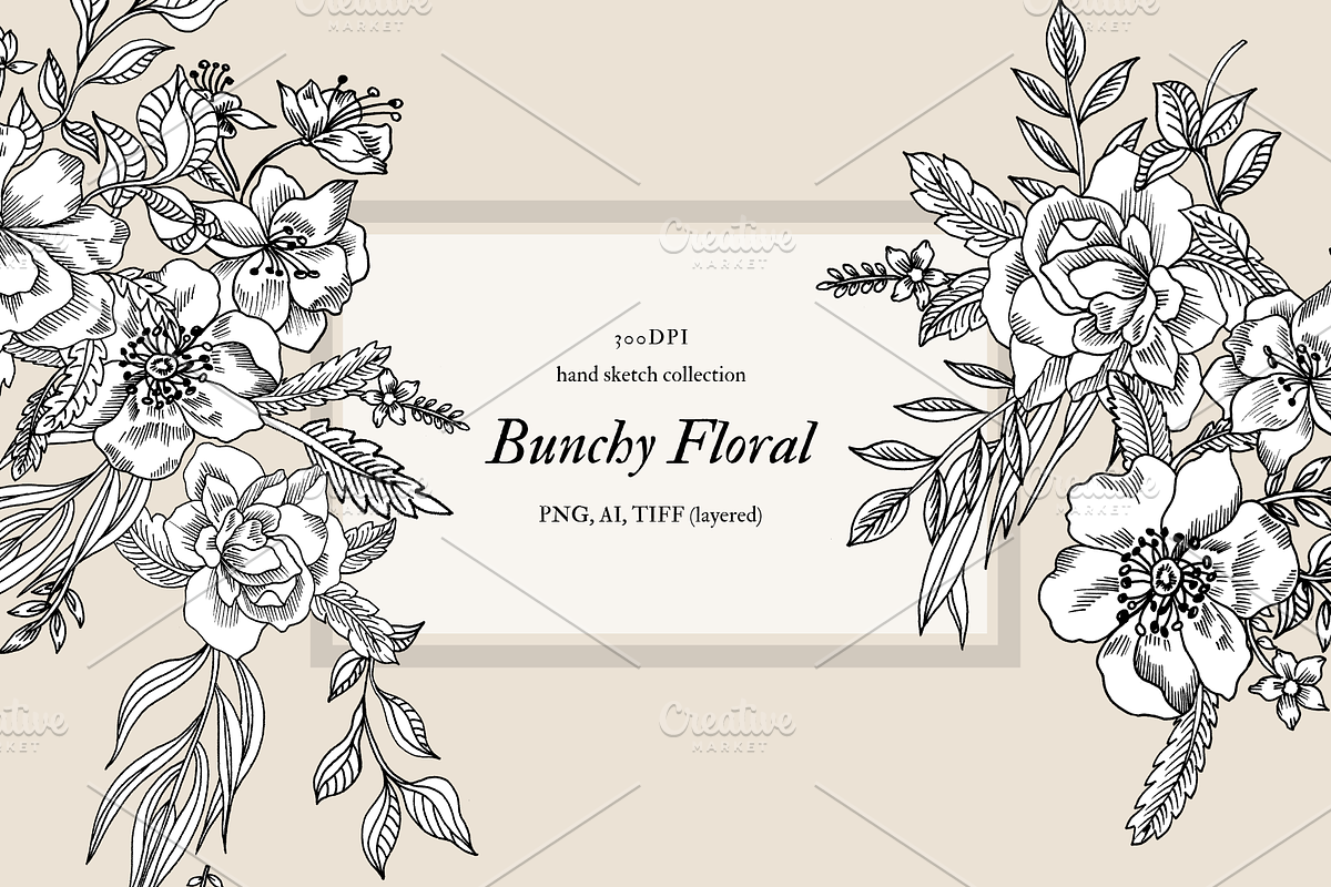 Bunchy Floral, an Object Graphic by VictoriaKStudio (Photo 1 of 6)