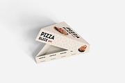 Pizza Slice Box Mockup PSD Packaging, an Advertising Mockup by Indah (Thumbnail 3 of 6)