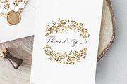 Gold Leaves, Wreaths & Patterns, an Object Graphic by OM Creativ (Thumbnail 6 of 7)