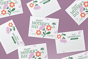 Minimal Modern Mother's Day Card, a Card Template by graphicook (Thumbnail 3 of 3)