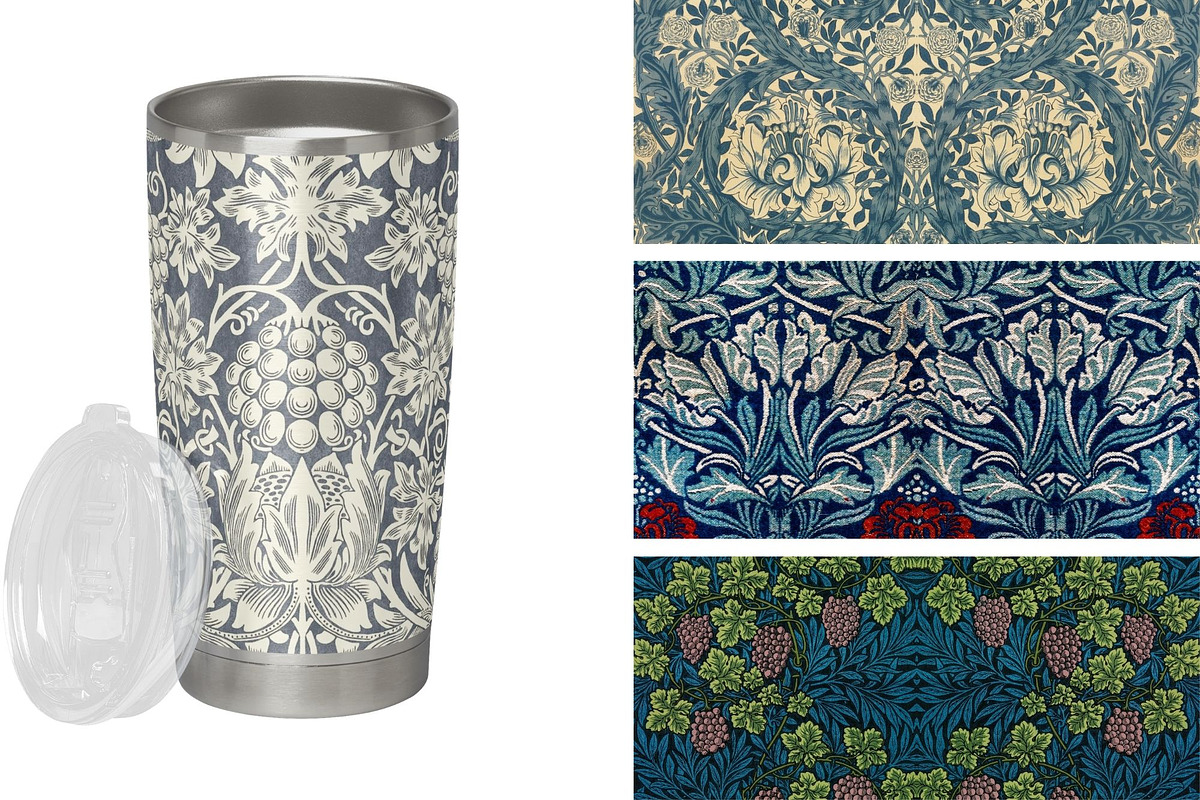 William Morris Seamless Pattern 15, a Pattern Graphic by ARTOZEN DIGITAL (Photo 10 of 15)