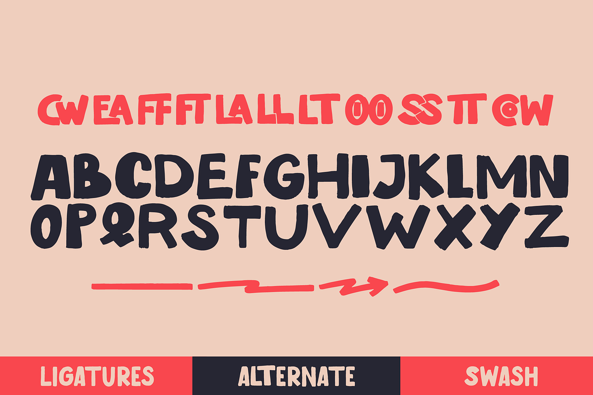 Hallo Boss | Playful Display Font, a Handwritten Font by Denustudios (Photo 14 of 15)