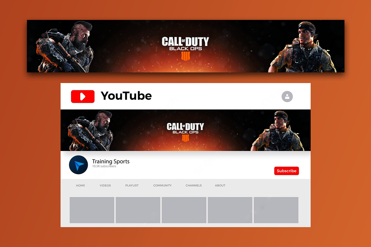 YouTube Gaming Banners Set 3, a Social Media Template by Lordsse (Photo 3 of 4)
