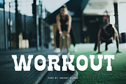 Kroned - Sports Slab Serif Font, a Slab Serif Font by Iqsiart Studio (Thumbnail 2 of 8)