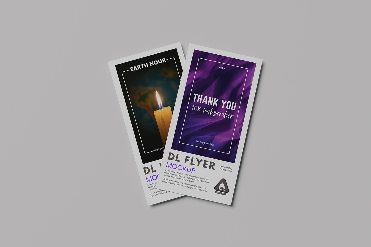 DL Flyer Mockup, a Print Template by Difa Design (Photo 5 of 5)