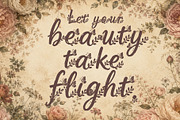 Aerisfly - Butterflies & Floral, a Script Font by HypeWorksCo (Thumbnail 5 of 17)