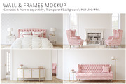ROSIE'S HOME Wall&Frame Mockups, a Poster Template by MyHomeMockups (Thumbnail 1 of 11)