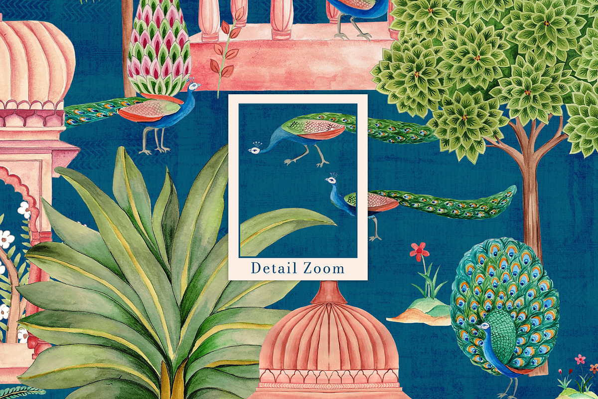 Pichhwai Magic Prints & Patterns, a Pattern Graphic by GND ART STUDIO (Photo 8 of 8)