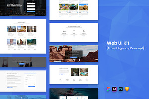 Travel Agency Web UI Kit