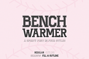 Benchwarmer - Sports Font Family, a Serif Font by Beck McCormick (Thumbnail 1 of 10)