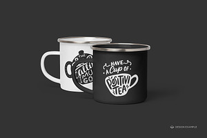 Enamel Mugs Mock-up