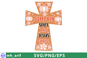 Pumpkin Spice And Jesus Christ SVG, a Graphic by mh_arif (Thumbnail 1 of 4)