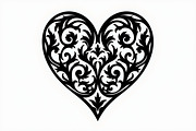 Romantic Lace Heart Clipart, an Illustration by Artivon (Thumbnail 6 of 21)