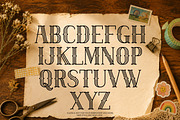 Engraved Monogram, a Serif Font by MaxArt Foundry (Thumbnail 4 of 4)