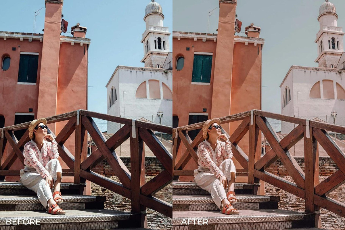 5 VENICE LIGHTROOM PRESETS, an Action Add-On by Emma Kate Creative (Photo 4 of 10)