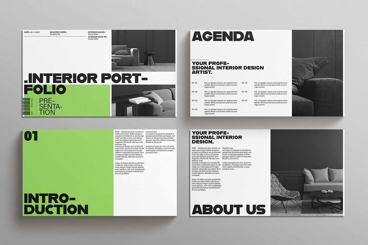Interior Design Presentation, a Presentation Template by E-Type (Photo 2 of 5)