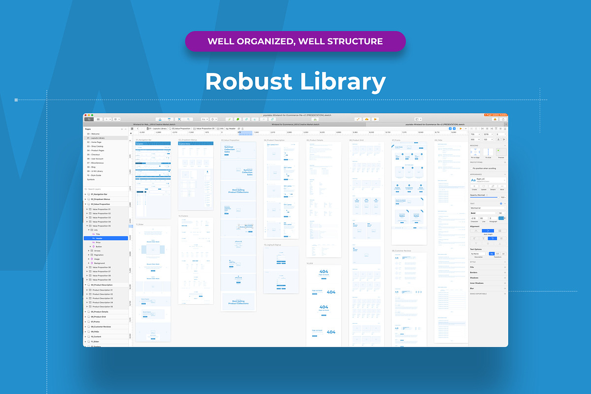 Ecommerce Wireframe Library & UI Kit, a Wireframe Template by UI Design Resource (Photo 2 of 14)