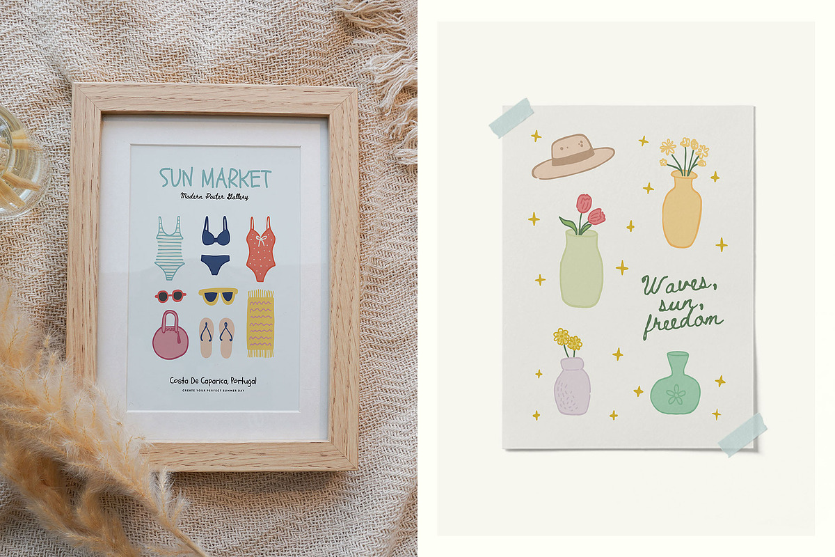 Summer Vibe | Wall Art Creator, an Object Graphic by Leleka.Store (Photo 7 of 19)