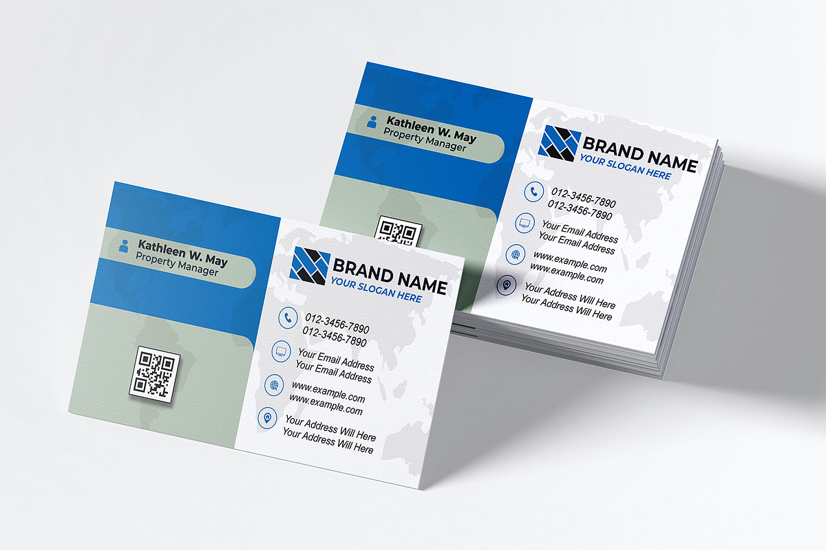 Editable Business Card PSD preview 2