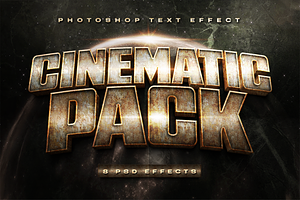 Cinematic Title Pack Text Effects, a Layer Style Add-On by Sixtysix Labs