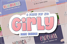The Girly Font Bundle (ONLY $10)