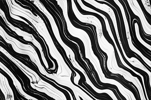 Black and white wood pattern with flowing lines and curves, creating a dynamic, a Texture Graphic by Textures & Backgrounds