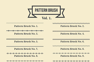 Vintage Borders Pattern Brushes