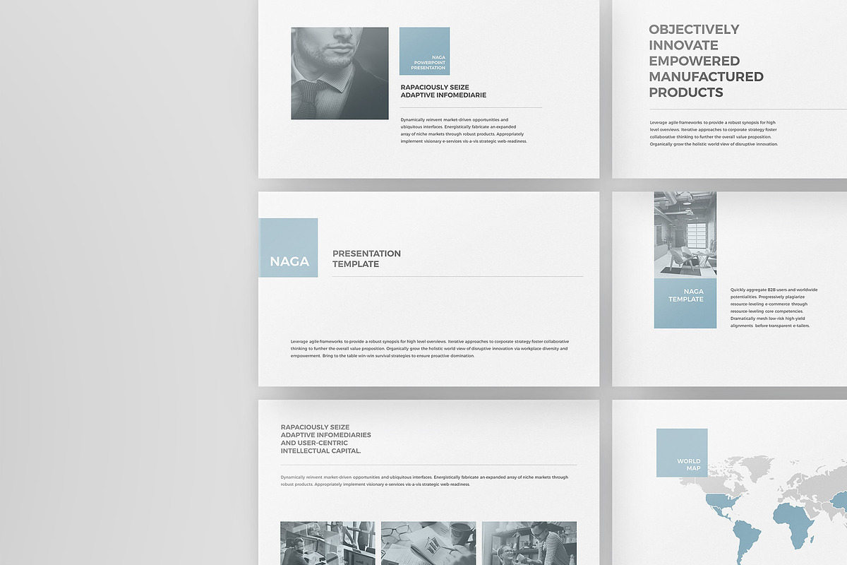 Naga - PowerPoint Template, a Presentation Template by Tugcu Design Co. (Photo 1 of 7)