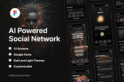AI social network app template, an App Template by Munco Art & Design (Thumbnail 1 of 4)