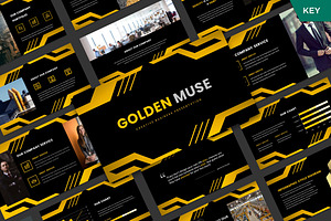 Golden Muse Keynote Template