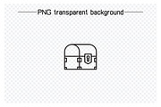 Treasure Chest Line Icons, an Outline Icon by Designfour (Thumbnail 2 of 7)