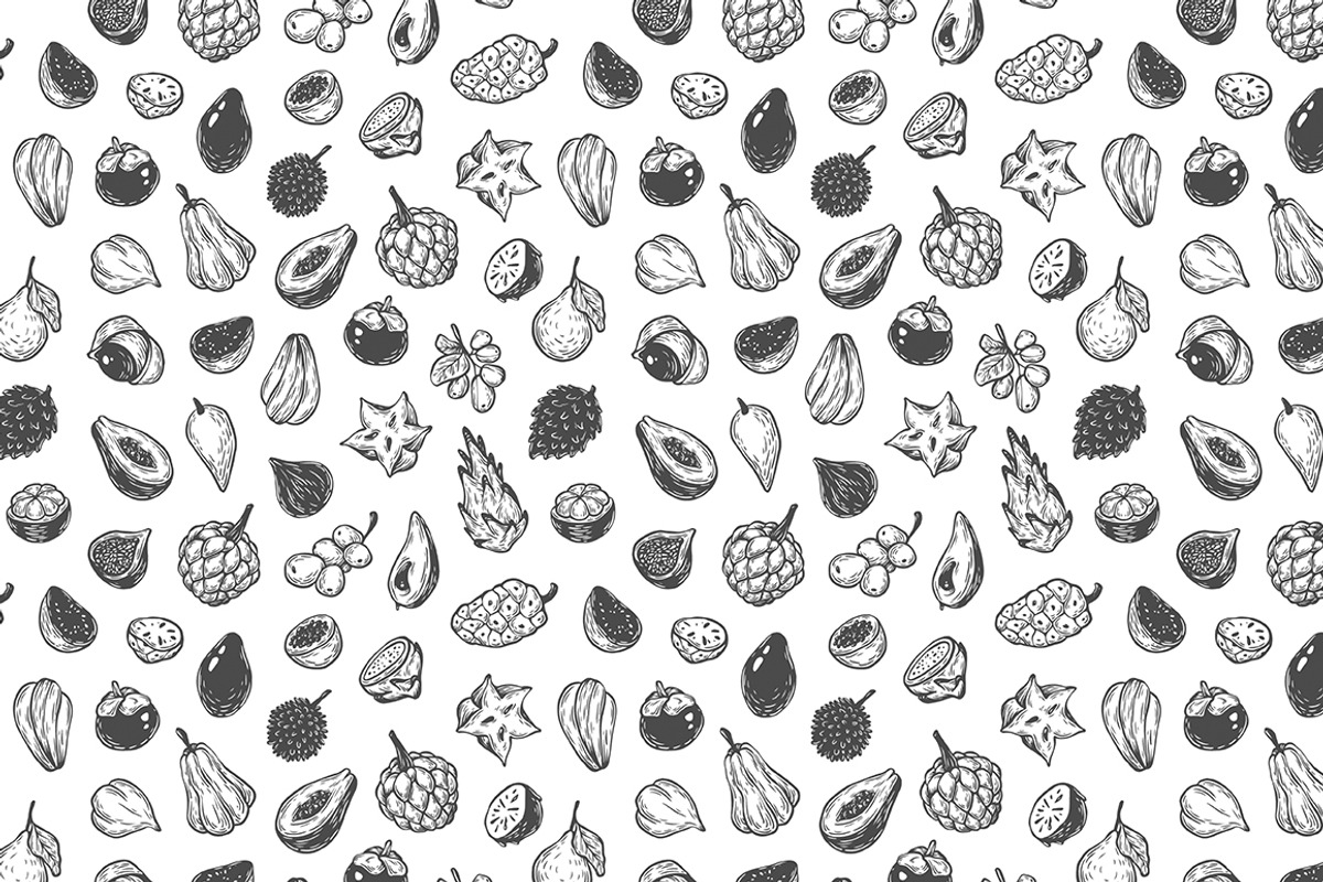 Exotic Fruits, Illustrations., a Food Illustration by Olga Olmix (Photo 4 of 8)