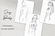 Sexyy Body Abstract Set 1, a Healthcare Illustration by Irena Art (Thumbnail 1 of 10)