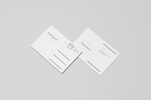 Minimalist Postcard Mockup