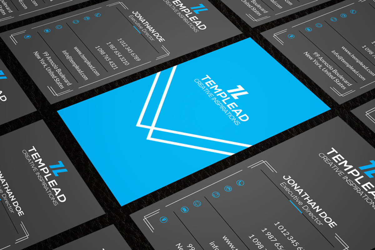 Corporate Business Card CM133, a Business Card Template by annozio (Photo 4 of 4)