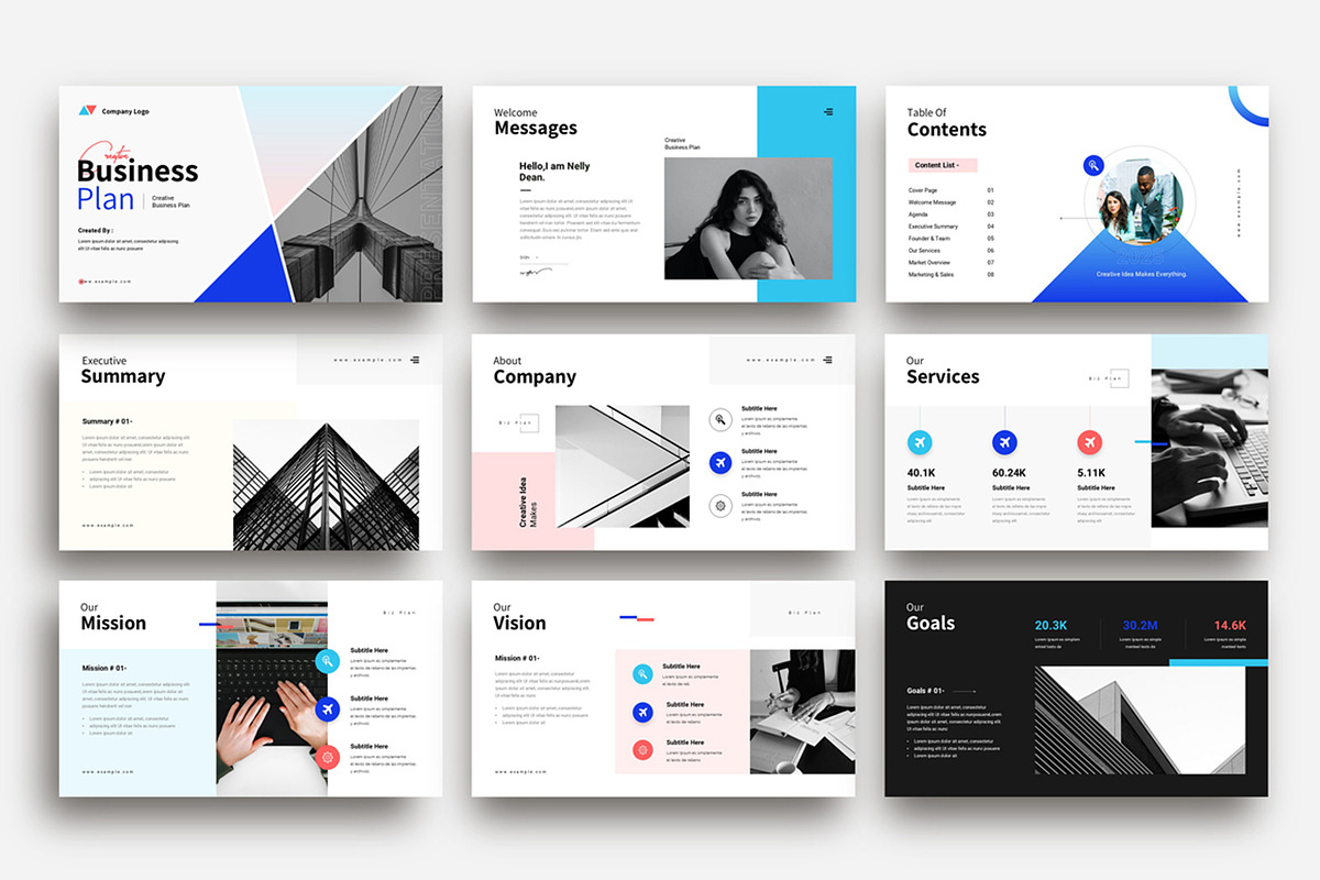 Business Plan Presentation Template, a Design Template by Dream-Lab (Photo 2 of 4)