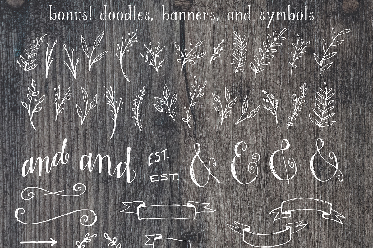 Whimsical Handwritten Font Bundle preview 5