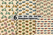 Mid-Century Retro Vehicles Patterns, a Pattern Graphic by one-touch (Thumbnail 1 of 17)